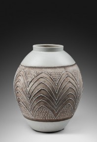 Ceramique vase palmier