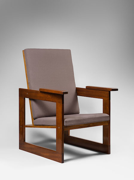 Fauteuil acajou 1950