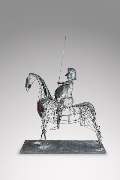 Sculpture fer cavalier 2 - copie