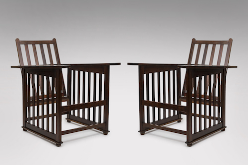 Paire de fauteuil inclinable circa 1930.1 copie